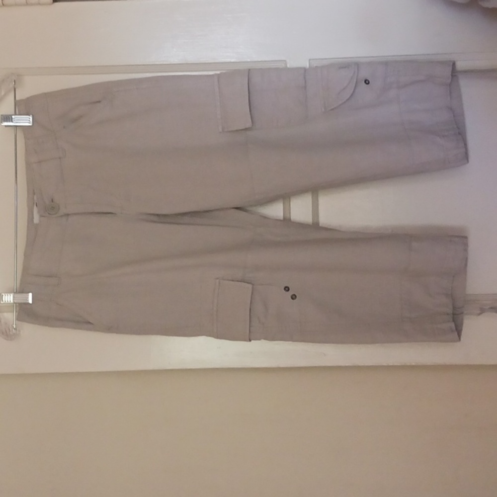 Banana Republic Capri Khakis Sz 25